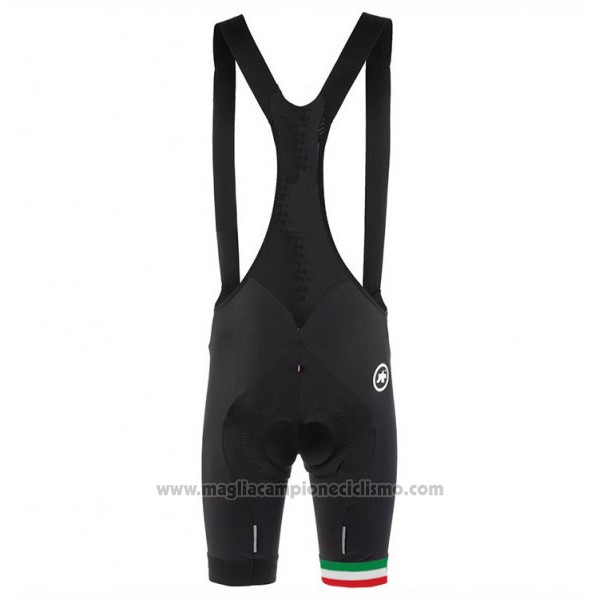 2017 Abbigliamento Ciclismo Assos Campione Italia Manica Corta e Salopette